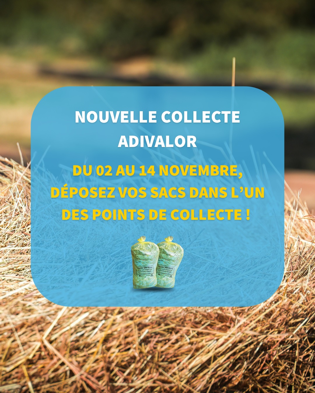Nouvelle collecte Adivalor